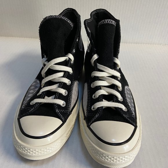 Converse All Star Chucks 70 Hi Twisted Prep Black Mouse 166855C Men's Size 10 - Picture 3 of 7